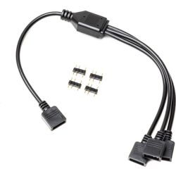 EK-Loop D-RGB 3-Way Splitter Cable Y-Kabel schwarz (3831109848067)