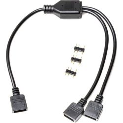 EK-Loop D-RGB 2-Way Splitter Cable Y-Kabel schwarz (3831109848050)