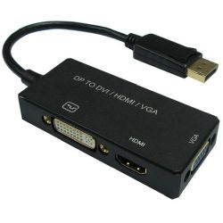 VALUE Adapterkabel DisplayPort - VGA / DVI / HDMI, v1.2,  (12.99.3153)