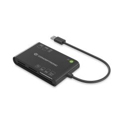 CONCEPTRONIC Smart ID Card Reader All-In-One schwarz (BIAN01B)