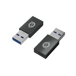 CONCEPTRONIC Adapter USB3.0-> USB-C              2er-Pack sw (DONN10G)
