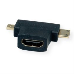 VALUE HDMI T-Adapter HDMI  - HDMI Mini + HDMI Micro (12.99.3166)