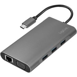 USB 3.2 Gen 1 10-port Dockingstation grau (UA0383)