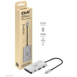 Club-3D USB-C PD Lade-Hub 25,4cm  (CSV-1543)