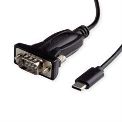 VALUE USB - Seriell Konverter-Kabel, Typ C - RS232, schwa (12.99.1162)