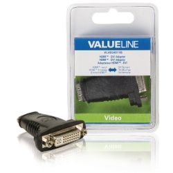 High-Speed-HDMI mit Ethernet-Adapter HDMI-Buchse - DVI-D  (VLVB34911B)