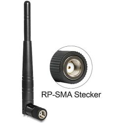RP-SMA Antenne 3dBi schwarz 2.4GHz/5.8GHz  (88461)