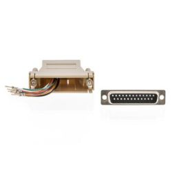 Seriell Adapter D-Sub Buchse 25-polig - RJ45 (8P8C) femal (VLCP52823I)