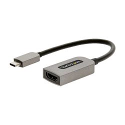 Adapter USB-C Stecker zu HDMI 2.0b Buchse grau (USBC-HDMI-CDP2HD4K60)
