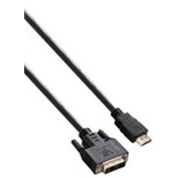 Kabel HDMI-A Stecker zu DVI-D Stecker 2m schwarz (V7E2HDMIDVID-02M)