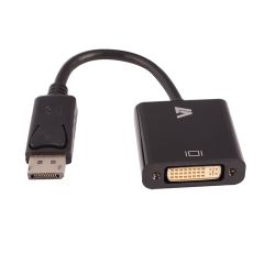 Adapter DisplayPort Stecker zu DVI-I Buchse schwarz (CBLDPDVI-1E)