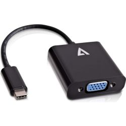 Adapter USB-C zu VGA schwarz (V7UCVGA-BLK-1E)