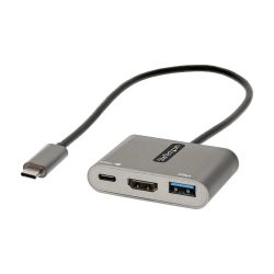 STARTECH.COM USB-C to HDMI Multiport Adapter 4K 100W PD  (CDP2HDUACP2)