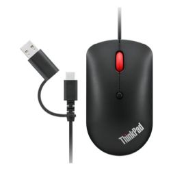 ThinkPad USB-C Wired Compact Maus raven black (4Y51D20850)