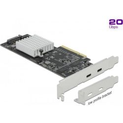 Controllerkarte PCIe 2.0 x8 zu 2x USB-C 3.2 (89009)