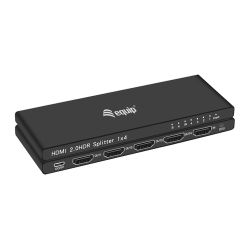 Equip HDMI Splitter 2.0 4 Port Ultra Slim 4K/60Hz schwarz (332717)