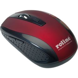 Optische Wireless Maus schwarz/rot (18.01.1087)