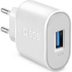 USB Travel Charger 2100mAh weiß/grau (TETR1USB2AWFAST)