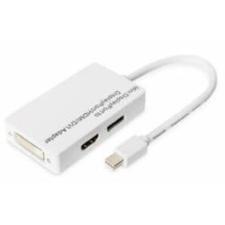 Adapter Mini DisplayPort zu DisplayPort/HDMI/DVI (DB-340509-002-W)