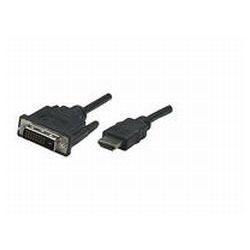 Kabel HDMI-A Stecker auf DVI-D Stecker 1.8m schwarz (372503)