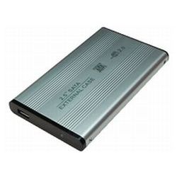 2.5 Zoll HDD-Gehäuse, silber, Alu, USB 2.0 (UA0041A)