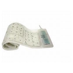 Flexible Waterproof Keyboard Tastatur weiß (ID0018A)