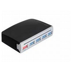 DELOCK HUB USB 3.0 4 Port extern, 1 Port USB Strom intern / ex (61898)