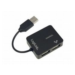 USB-HUB LogiLink Smile 4-Port o. NT schwarz (UA0139)