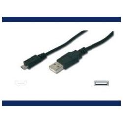 USB KABEL A/ST<>B/ST Micro 1m (AK-300110-010-S)