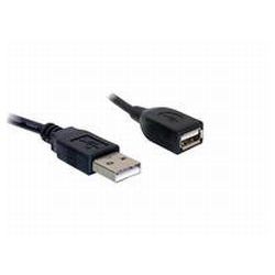 USB Verlängerung Delock USB2.0 A -> Typ A St/Bu  15cm (82457)