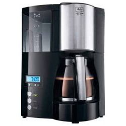 Optima Timer Kaffeemaschine Schwarz-Edelstahl (100801 bk)