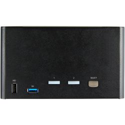 STARTECH.COM 2 Port Quad Monitor DisplayPort KVM Switch (SV231QDPU34K)