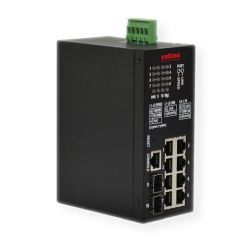 ROLINE Industrial Gigabit Switch, 10 Ports (8x RJ45 + 2x  (21.13.1137)