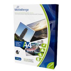 MediaRange Fotopapier A4 weiß matt 130g/m2 100 Blatt (MRINK101)
