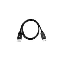 Kabel 8K UHD DP Stecker zu DP Stecker 1m schwarz (V7DPPRO-1M-BLK)