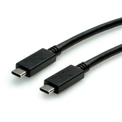 Kabel USB-C Stecker zu USB-C Stecker 1m schwarz (11.44.9053)
