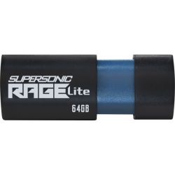 Supersonic Rage Lite 64GB USB-Stick schwarz/blau (PEF64GRLB32U)