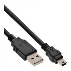 INLINE USB 2.0 Kabel A Stecker an Mini-B 5pol. Stecker Stecke (33107N)