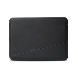 Decoded Leder Frame Sleeve für MacBook 16, schwarz (D22MFS16BK)