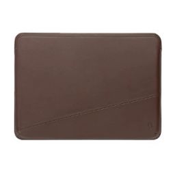 Decoded Leder Frame Sleeve für MacBook 16, braun (D22MFS16CHB)