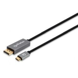 MANHATTAN 8K@60Hz USB-C auf DisplayPort 1.4 Adapterkabel 3m (354851)