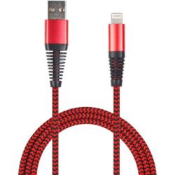 2GO USB Datenkabel - rot - 100cm für Apple 8-Pin (795946)