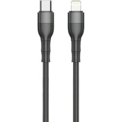 Kabel USB-C Stecker zu Lightning Stecker 1m schwarz (797307)