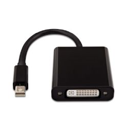 Adapter Mini DP Stecker zu DVI-D Buchse schwarz (CBL-MD1BLK-5E)