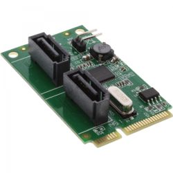 Mini-PCIe Karte 2x SATA 6Gb/s RAID 0,1,SPAN (66907)