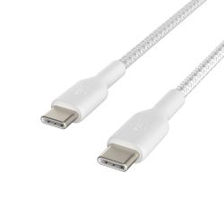 BoostCharge Braided Kabel USB-C zu USB-C 1m weiß (CAB004BT1MWH)