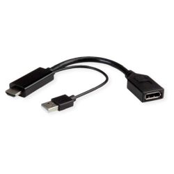 ROLINE 4K HDMI - DisplayPort-Adapter, v1.2, HDMI ST - DP  (12.03.3147)