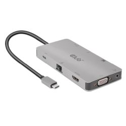 Club3D USB-9-in1-HUB USB-C > HDMI/VGA/2xUSB/USB-C/RJ45/SD r (CSV-1594)