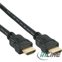 High Speed HDMI Kabel mit Ethernet 1m schwarz (17001P)
