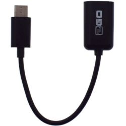 2GO USB OTG Host Kabel-schwarz-14,5cm USB-On-the-Go-Type C (795815)